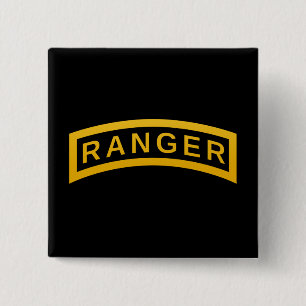 Ranger Tab Vierkante Button 5,1 Cm