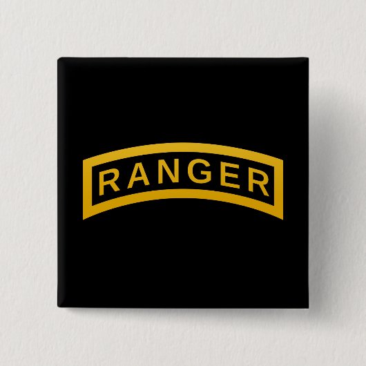 Ranger Tab Vierkante Button 5,1 Cm (Voorkant)