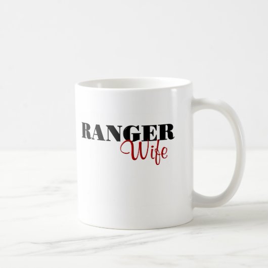 Ranger Wife (cursief) Koffiemok (Rechts)