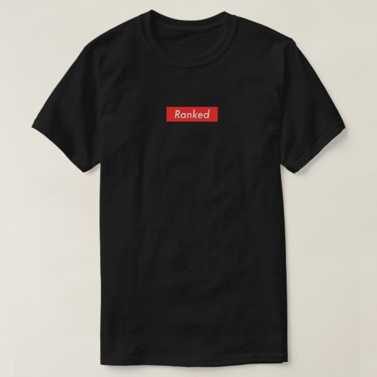 Rangerige zwarte T - Shirt (Design voorkant)