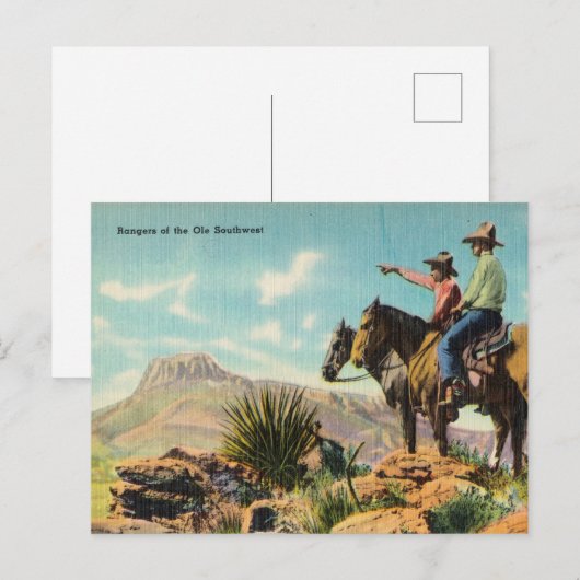Rangers of the Ole Southwest Briefkaart (Voorkant / Achterkant)