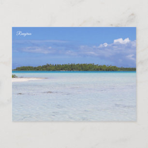 Rangiroa Blauwe Lagune Feestdagenkaart