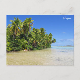 Rangiroa Blauwe Lagune Feestdagenkaart