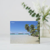 Rangiroa Blue Lagoon Briefkaart (Staand voorkant)