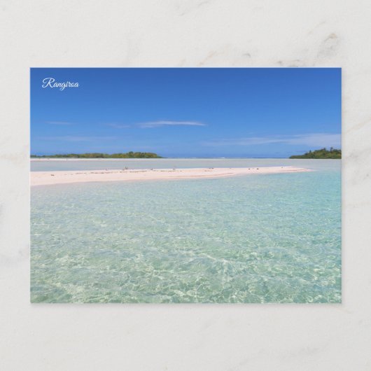 Rangiroa Blue Lagoon Briefkaart (Voorkant)