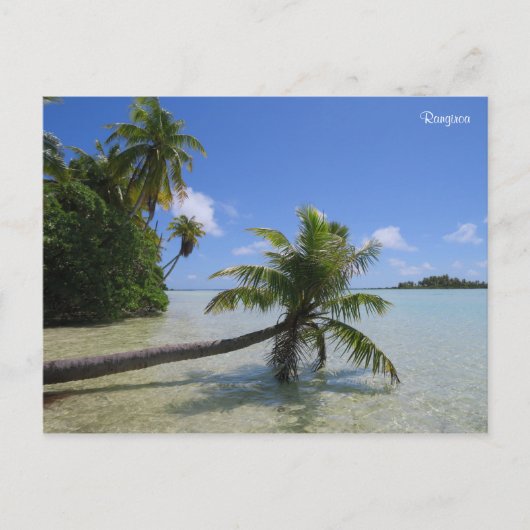 Rangiroa Blue Lagoon Briefkaart (Voorkant)