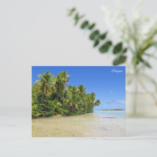 Rangiroa Blue Lagoon Briefkaart (Staand voorkant)