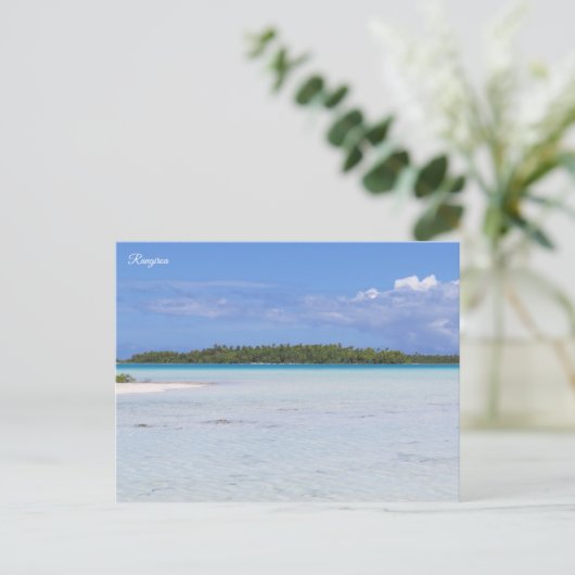 Rangiroa Blue Lagoon Briefkaart (Staand voorkant)
