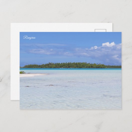 Rangiroa Blue Lagoon Briefkaart (Voorkant / Achterkant)