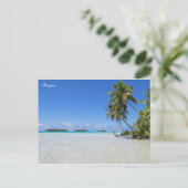 Rangiroa Blue Lagoon Briefkaart (Staand voorkant)