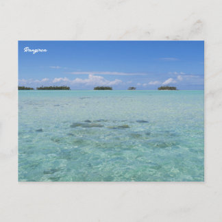 Rangiroa Blue Lagoon Briefkaart