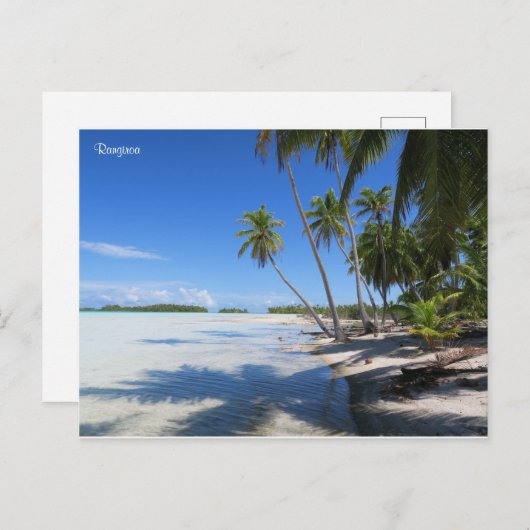 Rangiroa Blue Lagoon Briefkaart (Voorkant / Achterkant)