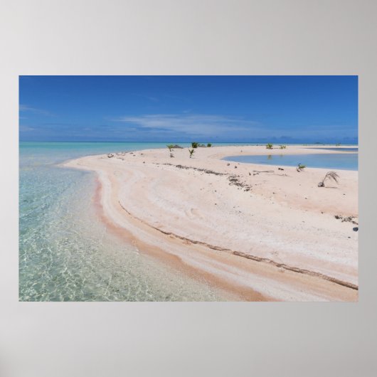 Rangiroa Blue Lagoon Poster (Voorkant)