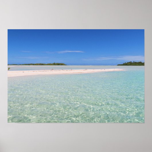 Rangiroa Blue Lagoon Poster (Voorkant)