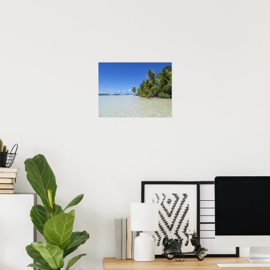 Rangiroa Blue Lagoon Poster (Thuiskantoor)