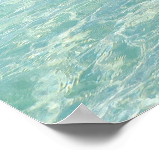 Rangiroa Blue Lagoon Poster (Hoek)