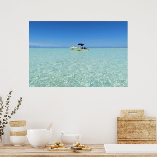 Rangiroa Blue Lagoon Poster (Keuken)