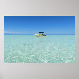 Rangiroa Blue Lagoon Poster