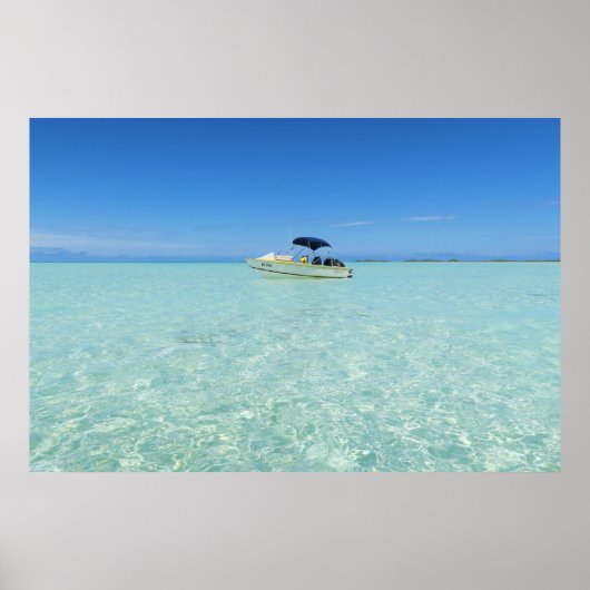 Rangiroa Blue Lagoon Poster (Voorkant)