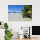 Rangiroa Blue Lagoon Poster (Thuiskantoor)