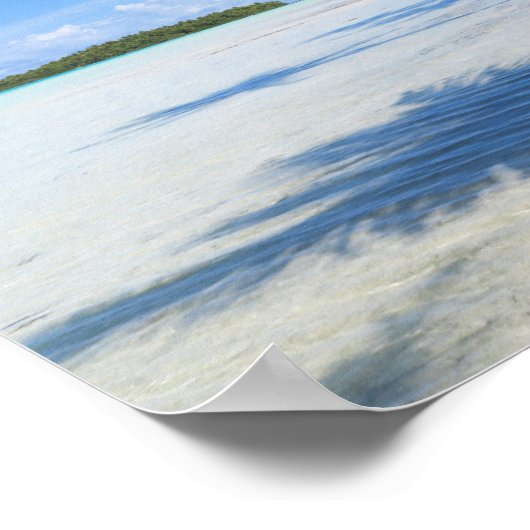 Rangiroa Blue Lagoon Poster (Hoek)