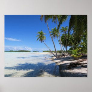 Rangiroa Blue Lagoon Poster