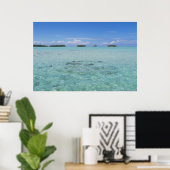 Rangiroa Blue Lagoon Poster (Thuiskantoor)