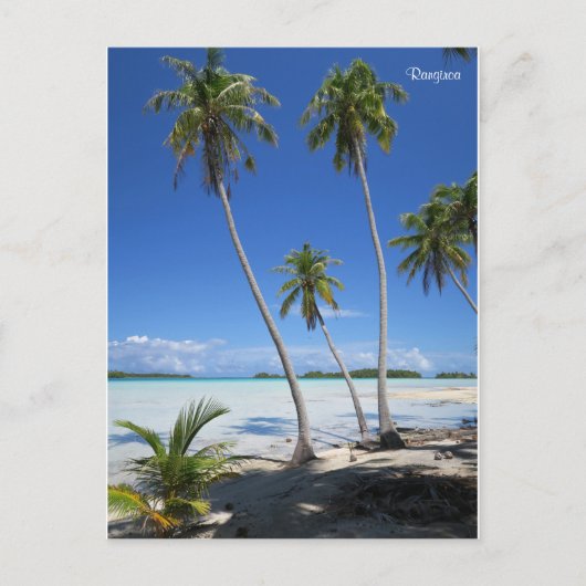 Rangiroa Briefkaart (Voorkant)