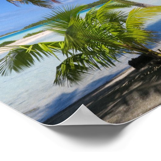 Rangiroa Frans-Polynesië Poster (Hoek)