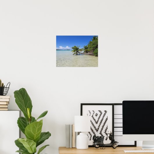 Rangiroa Frans-Polynesië Poster (Thuiskantoor)