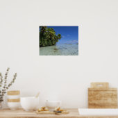 Rangiroa Frans-Polynesië Tropisch eiland Poster (Keuken)