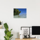 Rangiroa Frans-Polynesië Tropisch eiland Poster (Thuiskantoor)