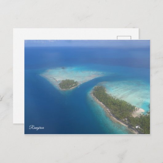 Rangiroa French Polynesia Briefkaart (Voorkant / Achterkant)
