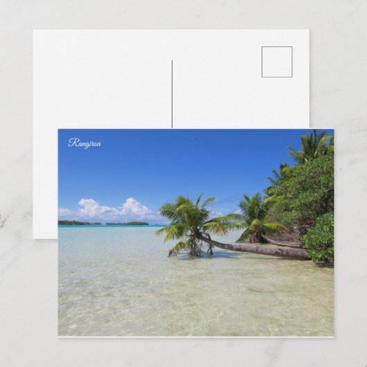 Rangiroa French Polynesia Briefkaart (Voorkant / Achterkant)