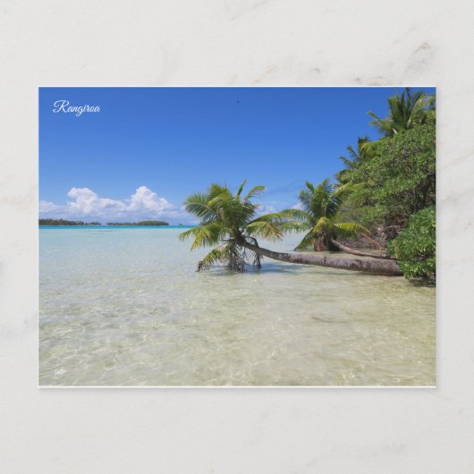 Rangiroa French Polynesia Briefkaart (Voorkant)