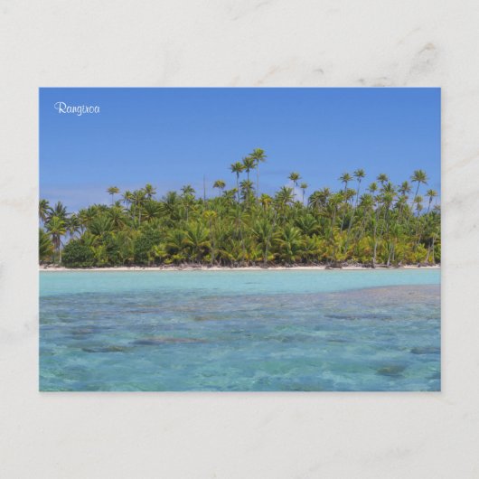 Rangiroa French Polynesia Briefkaart (Voorkant)