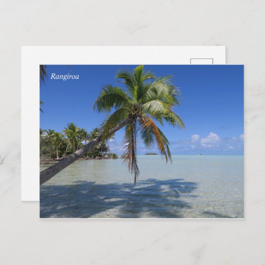 Rangiroa French Polynesia Briefkaart (Voorkant / Achterkant)