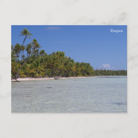 Rangiroa French Polynesia Briefkaart (Voorkant)