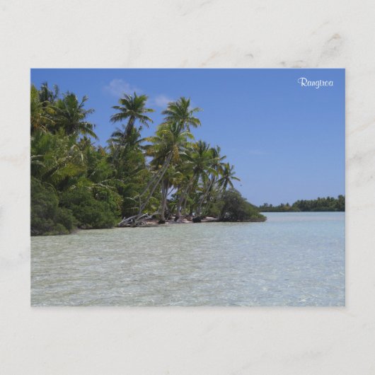 Rangiroa French Polynesia Briefkaart (Voorkant)