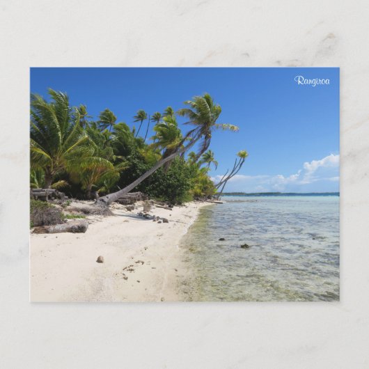 Rangiroa French Polynesia Briefkaart (Voorkant)