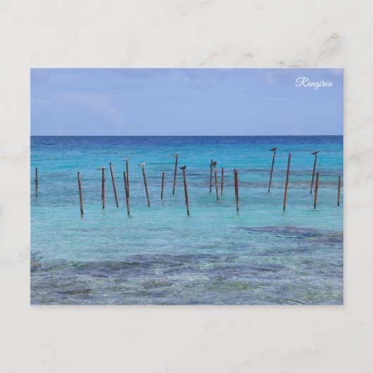 Rangiroa French Polynesia Briefkaart (Voorkant)