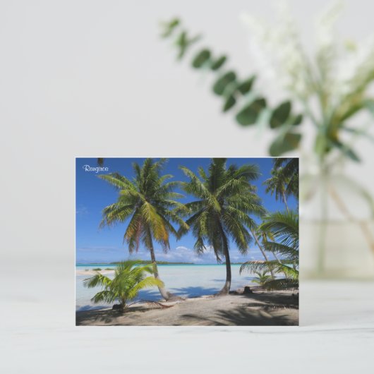 Rangiroa French Polynesia Briefkaart (Staand voorkant)