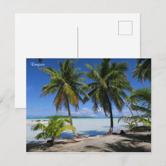 Rangiroa French Polynesia Briefkaart (Voorkant / Achterkant)