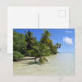 Rangiroa Palm Trees Briefkaart (Voorkant / Achterkant)