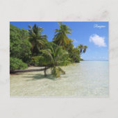 Rangiroa Palm Trees Briefkaart (Voorkant)