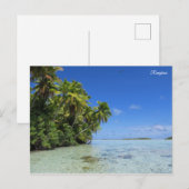 Rangiroa tropisch eiland briefkaart (Voorkant / Achterkant)