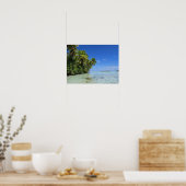 Rangiroa tropisch eiland poster (Keuken)