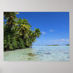 Rangiroa tropisch eiland poster