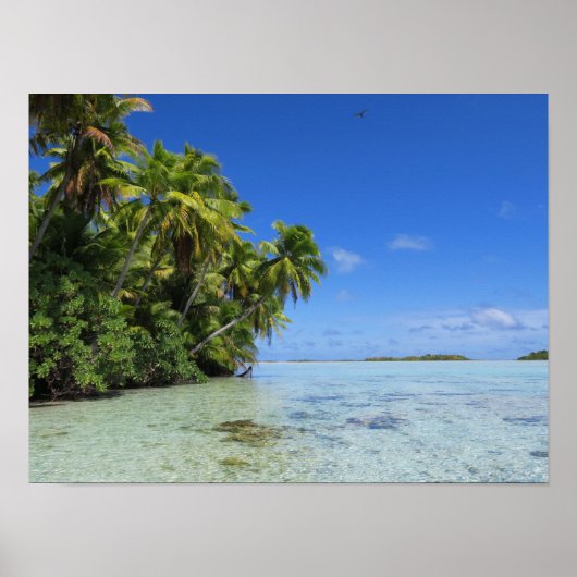Rangiroa tropisch eiland poster (Voorkant)
