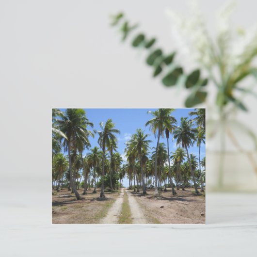 Rangiroa weg naar het paradijs briefkaart (Staand voorkant)